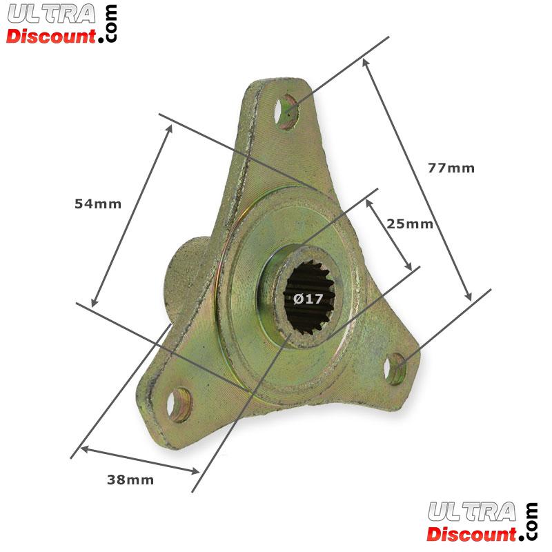 Radnabe hinten fr Quad 110cc - 125cc Bilder 1