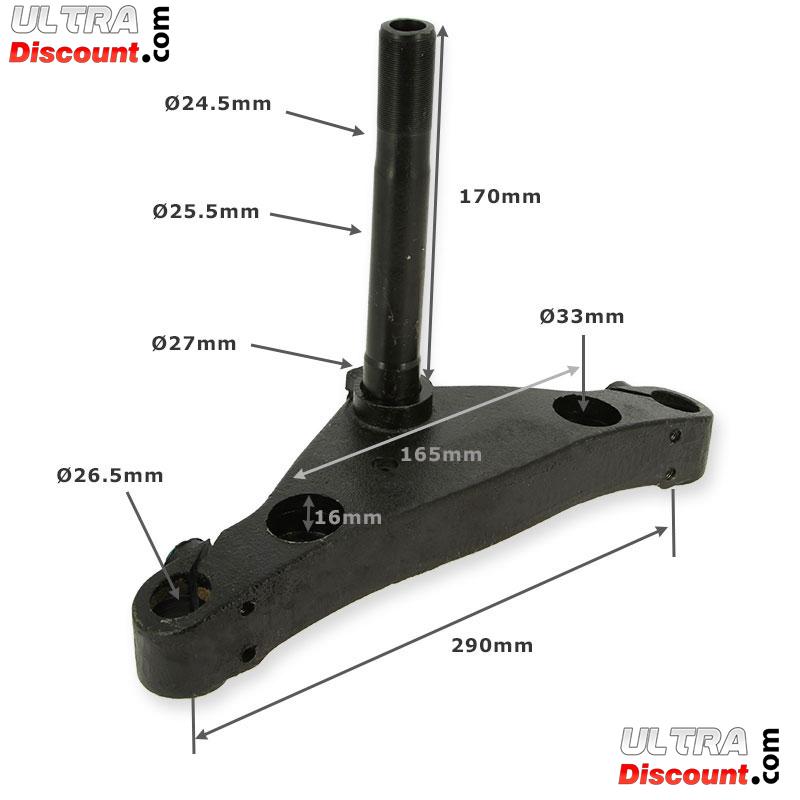 Gabelbrcke niedriger 170mm fr Scooter Citycoco Bilder 1
