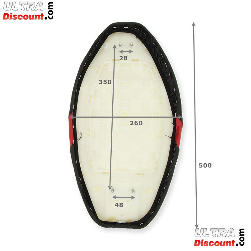 Sattel 2 Sitzer fur motoroller Citycoco Schwarz-rot Bilder 1