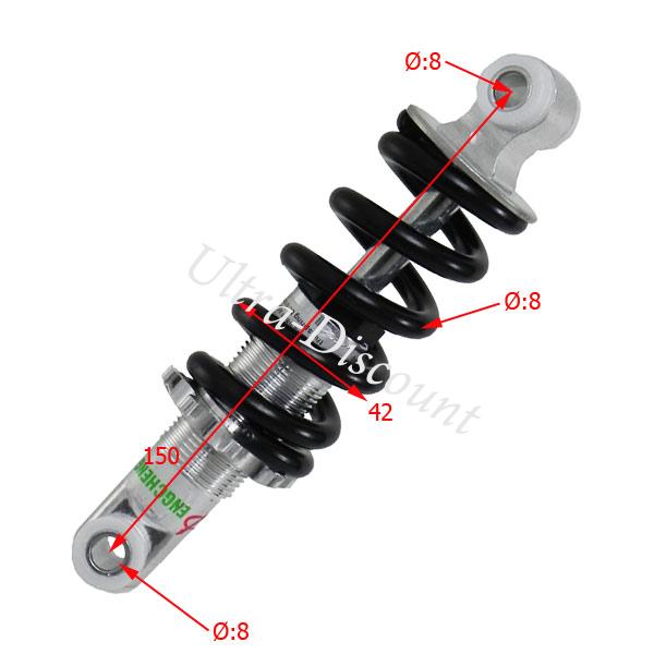 Dmpfer hinten fr pocket bike supermotard (1200lbs, 150mm) Bilder 1