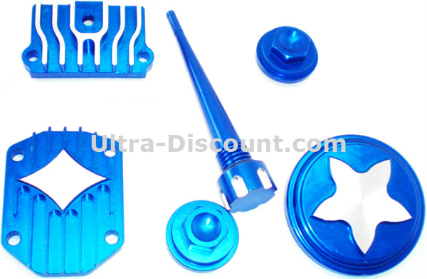 Dekor-Kit Tuning,blau, fr dirt bike-Motor (Typ 2), Ersatzteile Dirt bike