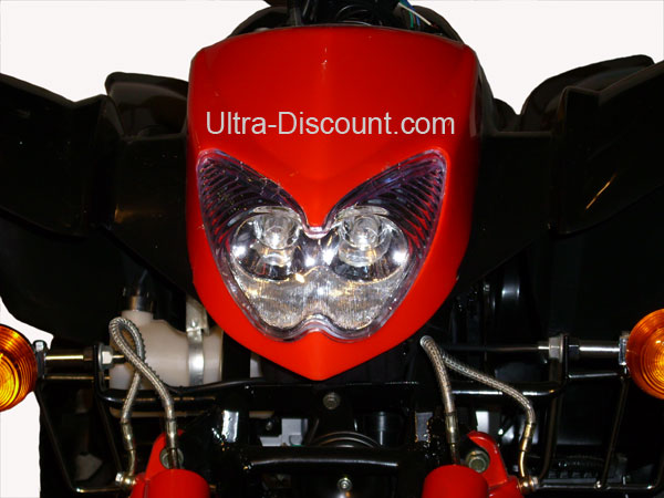 Quad aus China 200 ccm homologiert, rot Bilder 4