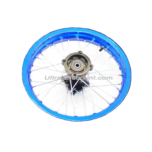 Felge hinten 14', blau, fr dirt bike AGB30 (Typ 4), Ersatzteile Dirt bike