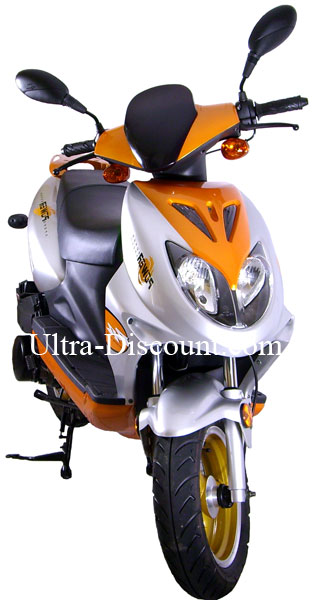 Scooter 4-Takt 50 ccm, orange Bilder 1