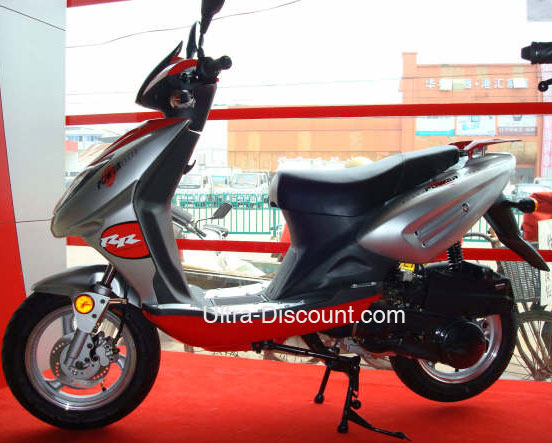 Scooter aus China 125 ccm, rot Bilder 3