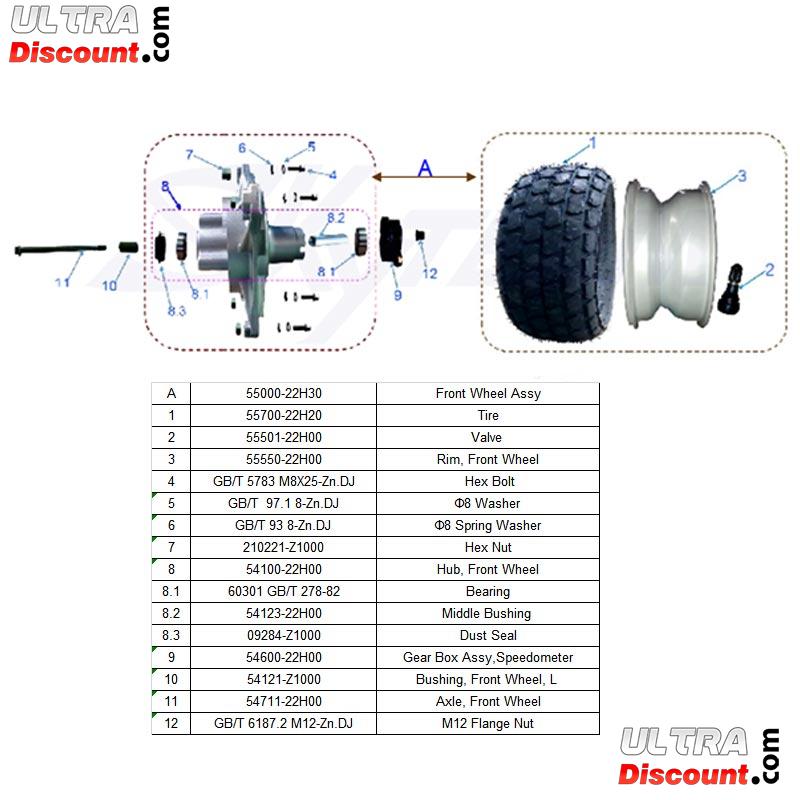 Stahlrad fr Vorder- und Hinterrder TRex Skyteam Bilder 2