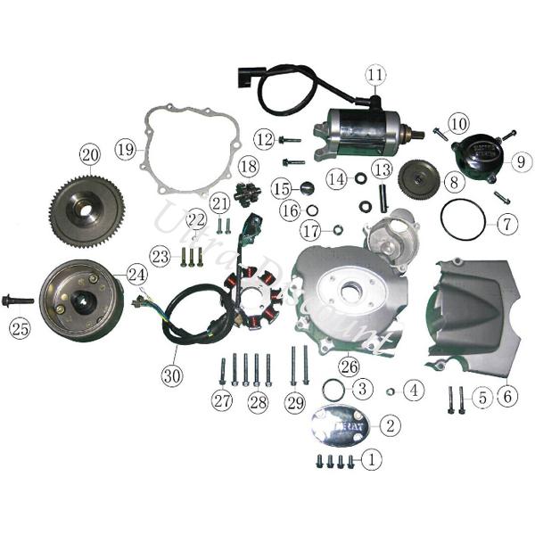 O-Ring fr Getriebedeckel dirt bike 200ccm - 250ccm Bilder 1