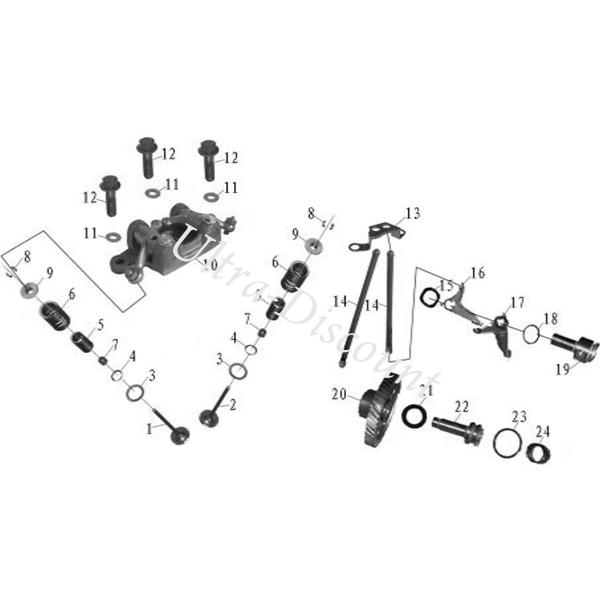 O-Ring fr Kipphebelachse Quads Shineray 250 ST-9E Bilder 1