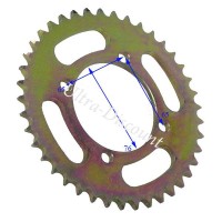 Kettenkranz, verstrkt, 48 Zhne fr dirt bike AGB30 Kranzteilung 428 Bilder 1