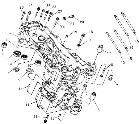 Schwingungsdmpfer - Stodmpfer Motor Baotian BT49QT-11