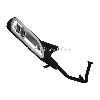 Auspuff f�r Scooter Baotian BT49QT-9 (Typ 1), Ersatzteile Baotian BT49QT-9