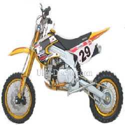 dirt bike 125 ccm AGB29 gelb (Typ 5), Dirt bike