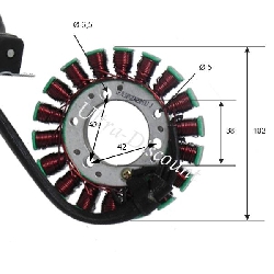 Stator f�r Quad Shineray 300ccm (XY300STE / XY300ST-4E), Ersatzteile Quad Shineray 300