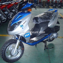 Scooter aus China 125 ccm, blau, Scooter aus China 125 ccm