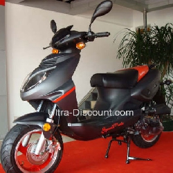 Scooter 125 ccm, schwarz, Scooter aus China 125 ccm