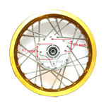 Felge hinten 10', gold, fr dirt bike (Typ 2) Bilder 1