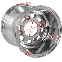 Rder Satz 4 Stk fr Quad Shineray 250 ccm STXE Bilder 1