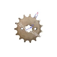 Ritzel, verstrkt, 14 Zhne fr dirt bike (420 : :17mm) Bilder 1