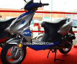 Scooter aus China 125 ccm, blau Bilder 3