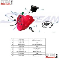 Digitaler Tachoantrieb fr Skyteam Skymax 125cc EURO4 Bilder 1