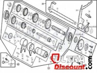 Schraube fr Schalttrommel fr Motoren 50ccm fr Trex Skyteam Bilder 1