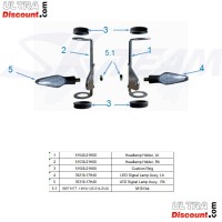 Blinker hinten - vorn LED fr Skyteam TREX Bilder 1