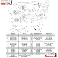 Bremsen kompletter Satz fr Skyteam Trex 125ccm (Euro4 - Euro 5) Bilder 1