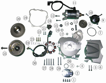 Lichtmaschine fr Shineray 250 ccm STXE Bilder 1