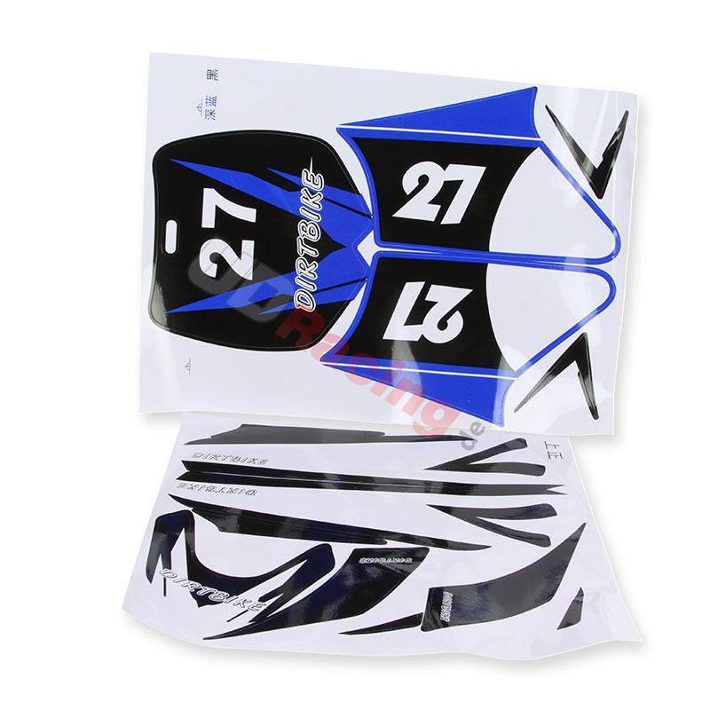 Dekor-Kit pocket cross, blau, Pocket Cross Teile