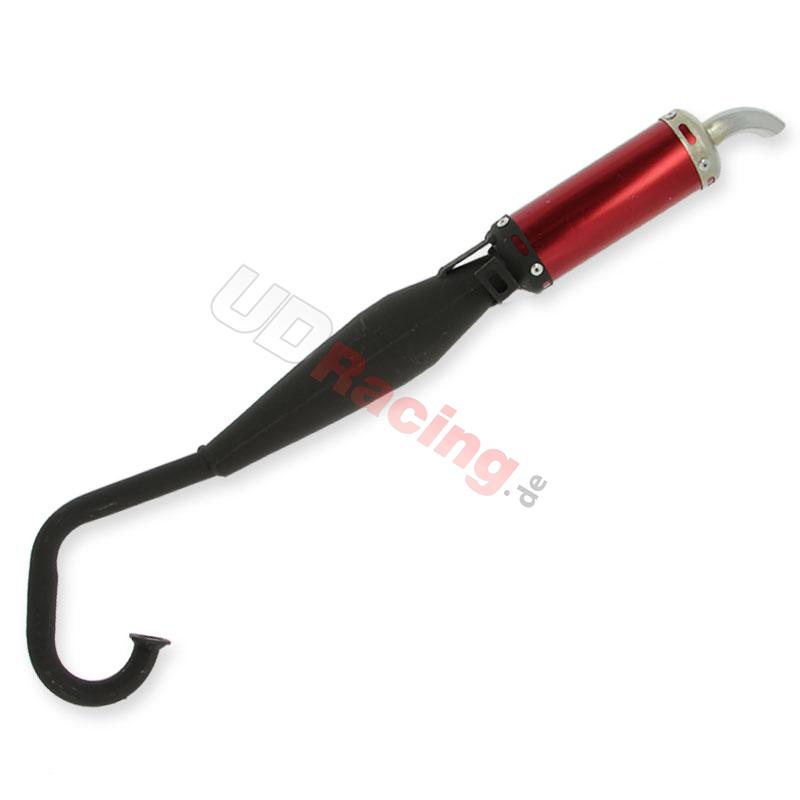 Auspuff Tuning, rot, (Typ 2) fr pocket bike, Ersatzteile Pocket bike