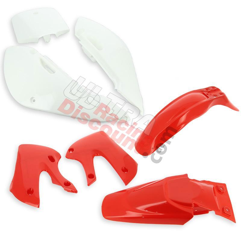 Verkleidung  dirt bike 125 bis 250ccm ( rot ), Ersatzteile Dirt bike