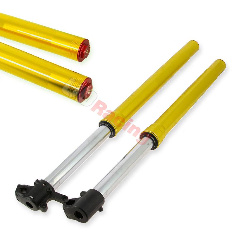 Gabelholme Qualittsprodukt 800mm, einzige Einstellung, 15mm Radachsen - Gold, Ersatzteile Dirt bike