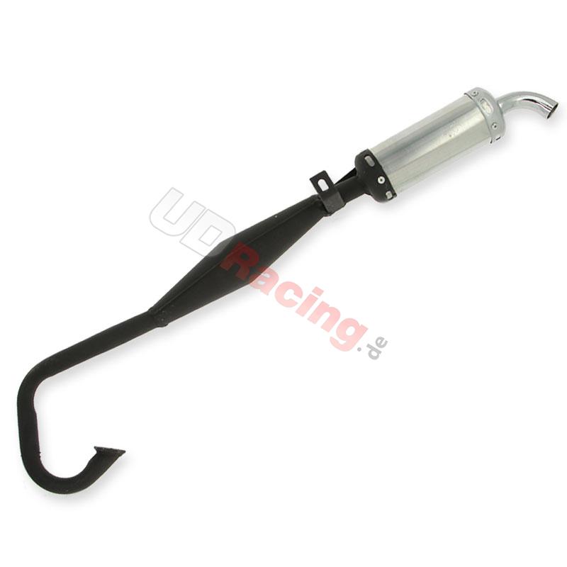 Tuning Auspuff pocket Supermotard Silber (Type 1), Teile Pockets Supermoto