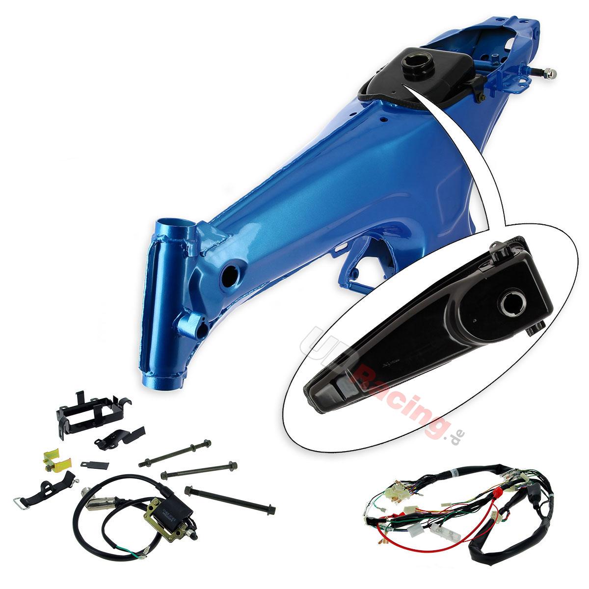 Rahmen fr Dax Skyteam Verwandlung 2,5l in 5,5l (BLAU), Teile Dax Skymax