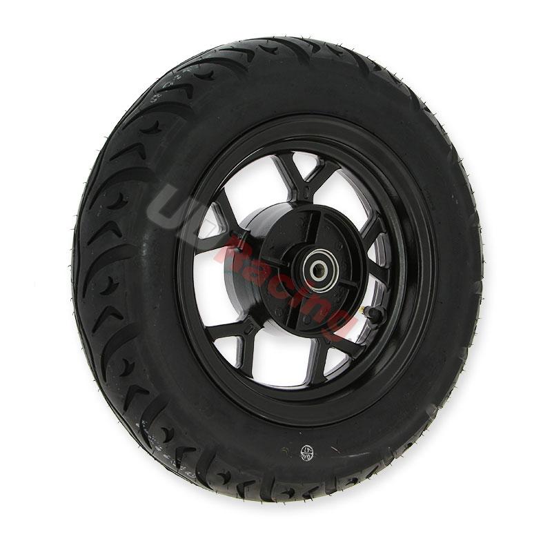 Rad hinten komplett 3.50-10 fr Dax Skymax Schwarz (Euro 4 - Euro 5), Teile Dax Skymax
