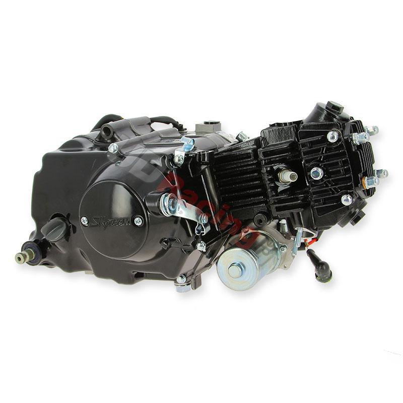 Motor Bubbly Skyteam 50ccm mit elektrischen Anlasser 139FMA-2 (Schwarz), Teile Bubbly Skyteam