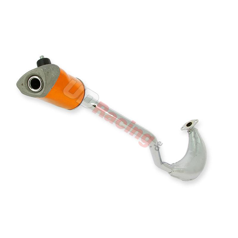 Auspuff Tuning Edelstahl, gold, (Typ 23) fr pocket Supermotard, Teile Pockets Supermoto