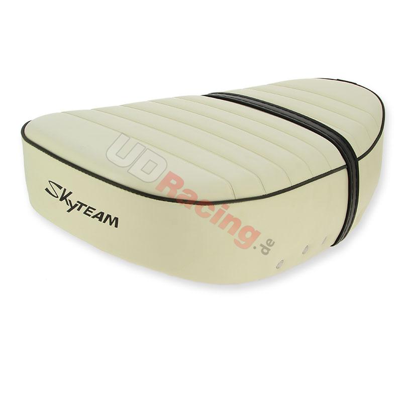 Sitzbank Tuning Skyteam fr Dax 50 ccm bis 125 ccm (Elfenbein wei, 2.4l), Teile Dax Skymax