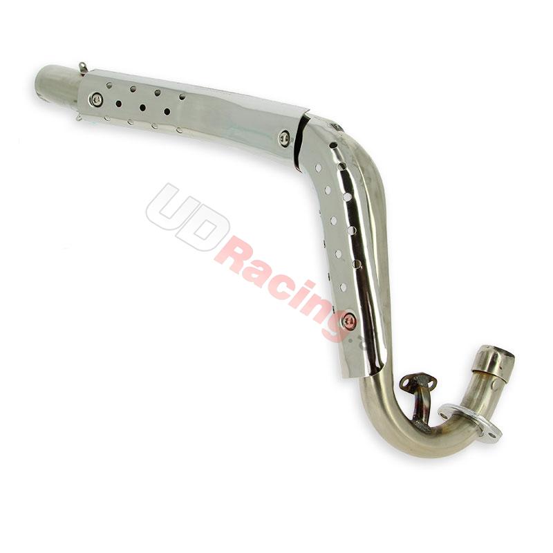 Auspuff verchromt fr Skyteam Dax 125cc, Teile Dax Skymax
