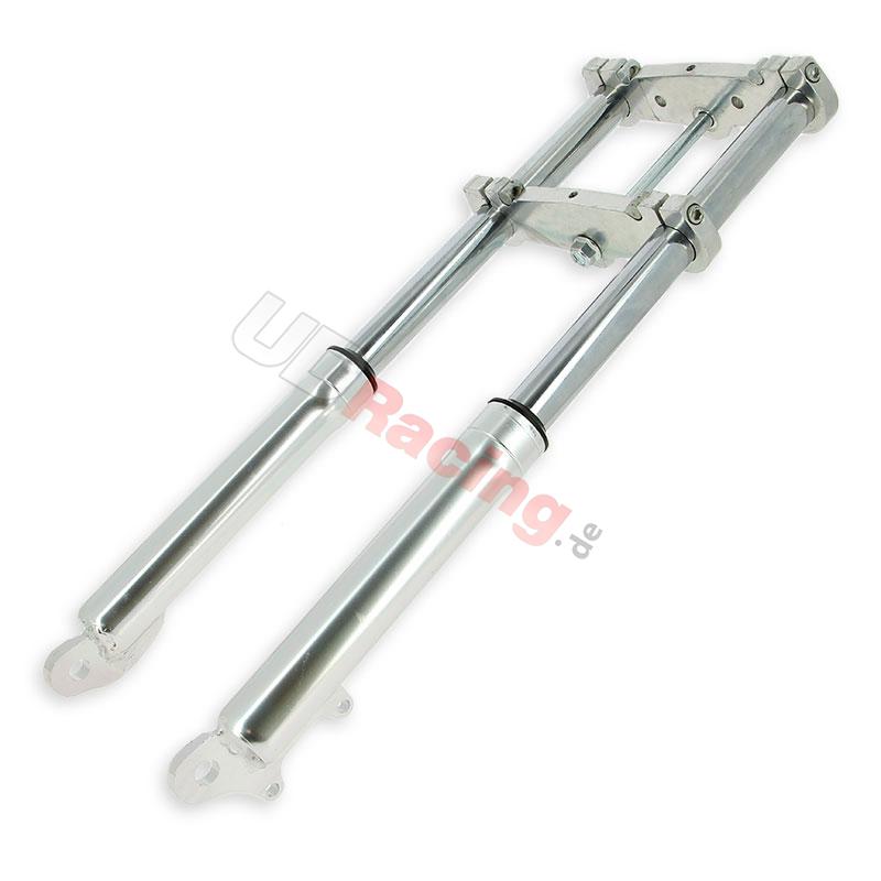 Gabel fr pocket Supermotard (145mm) silber, Teile Pockets Supermoto