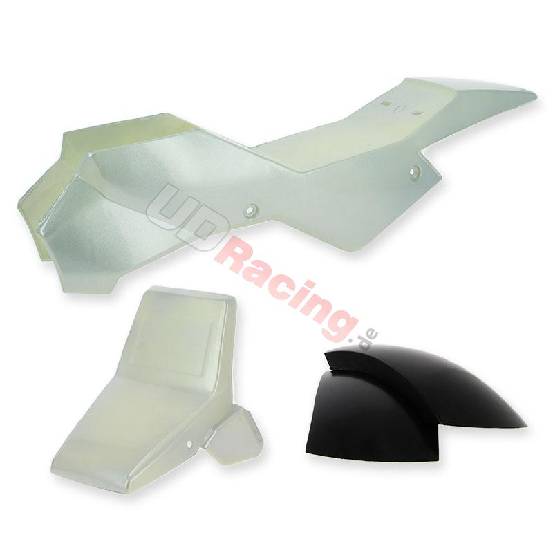 Verkleidung fr pocket quad, metallgrau Typ1, Pocket quad Teile