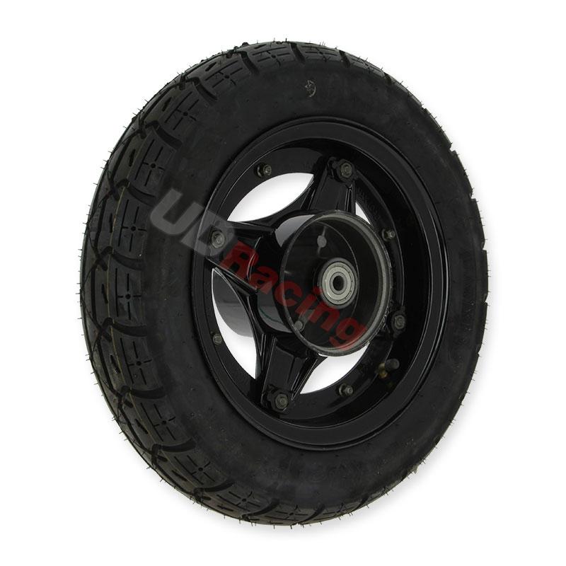 Rad hinten komplett 3.50-10 fr Dax Skymax (Schwarz), Teile Dax Skymax