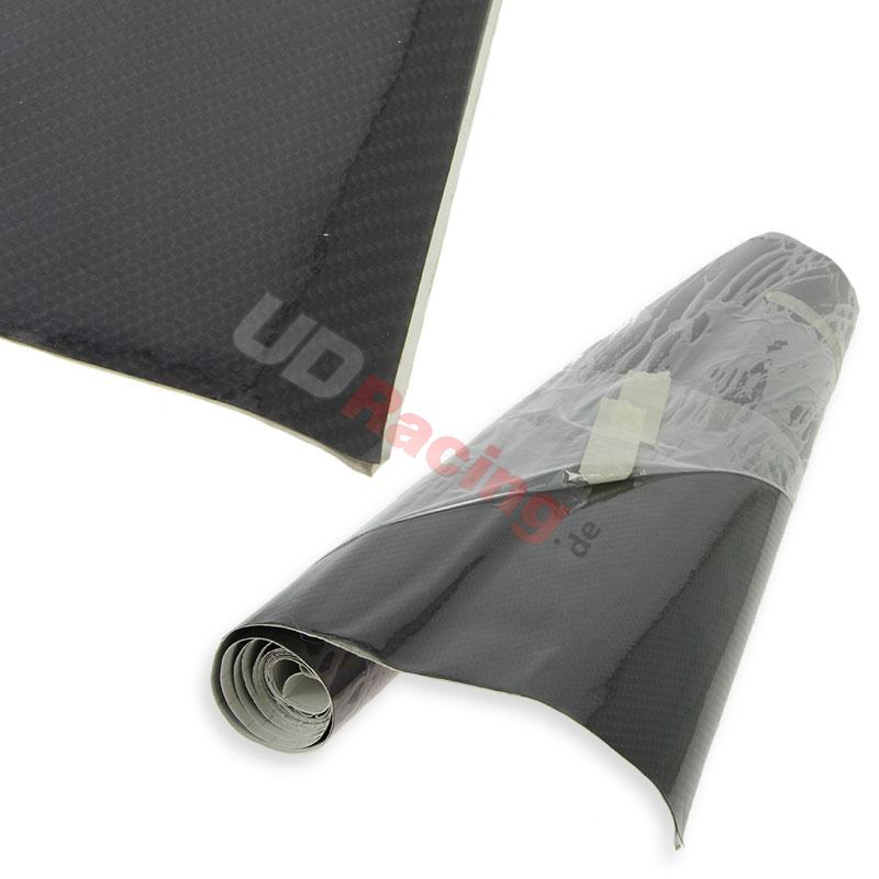 Selbstklebende Wickelrolle aus Carbon-Imitat fr Pocket Bike (Schwarz), Ersatzteile Pocket bike