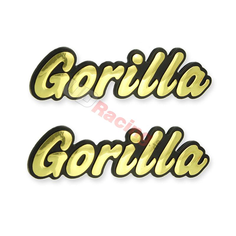 2 x Plastikaufkleber mit Gorilla-Logo fr Skymini SkyTeam-Tank, Teile Monkey - Gorilla