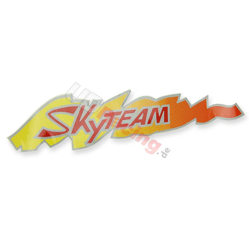 SkyTeam-Aufkleber fr Skymax (gelb-orange-rot), Teile Dax Skymax