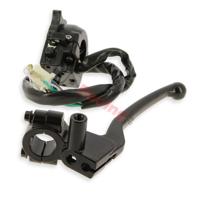 Lenkerschalter links f�r Skymini Monkey 50-125ccm mit LED Licht - Schwarz, Teile Skymini Monkey Gorilla