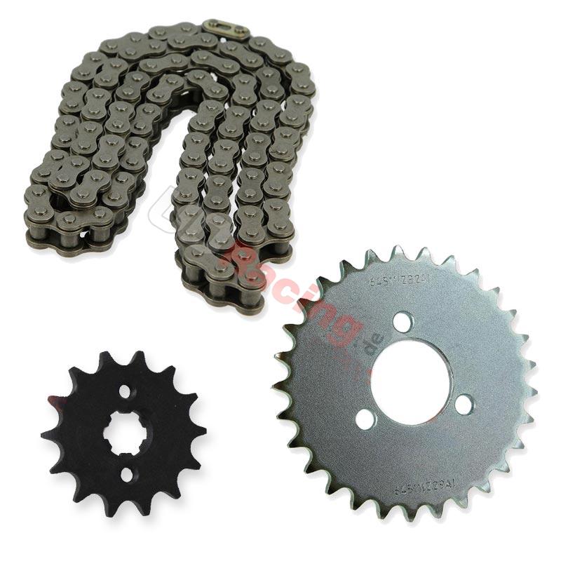 Getriebesatz Kette + Ritzel f�r Skymini monkey ST50-8B/8C, Teile Skymini Monkey Gorilla