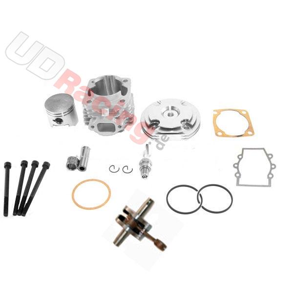 Kit 53 ccm 4 Schleusen + Kurbelwelle Racing Achse 12mm (Typ B alu), Pocket Cross Teile