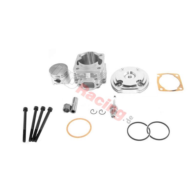 Kit 53ccm 4 Schleusen, Achse 12mm (Typ B Alu), Pocket quad Teile