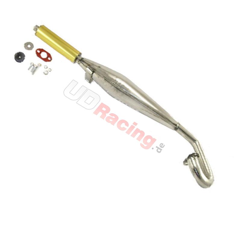 Auspuff Tuning Edelstahl, gold, fr pocket quad (Typ 1), Pocket quad Teile